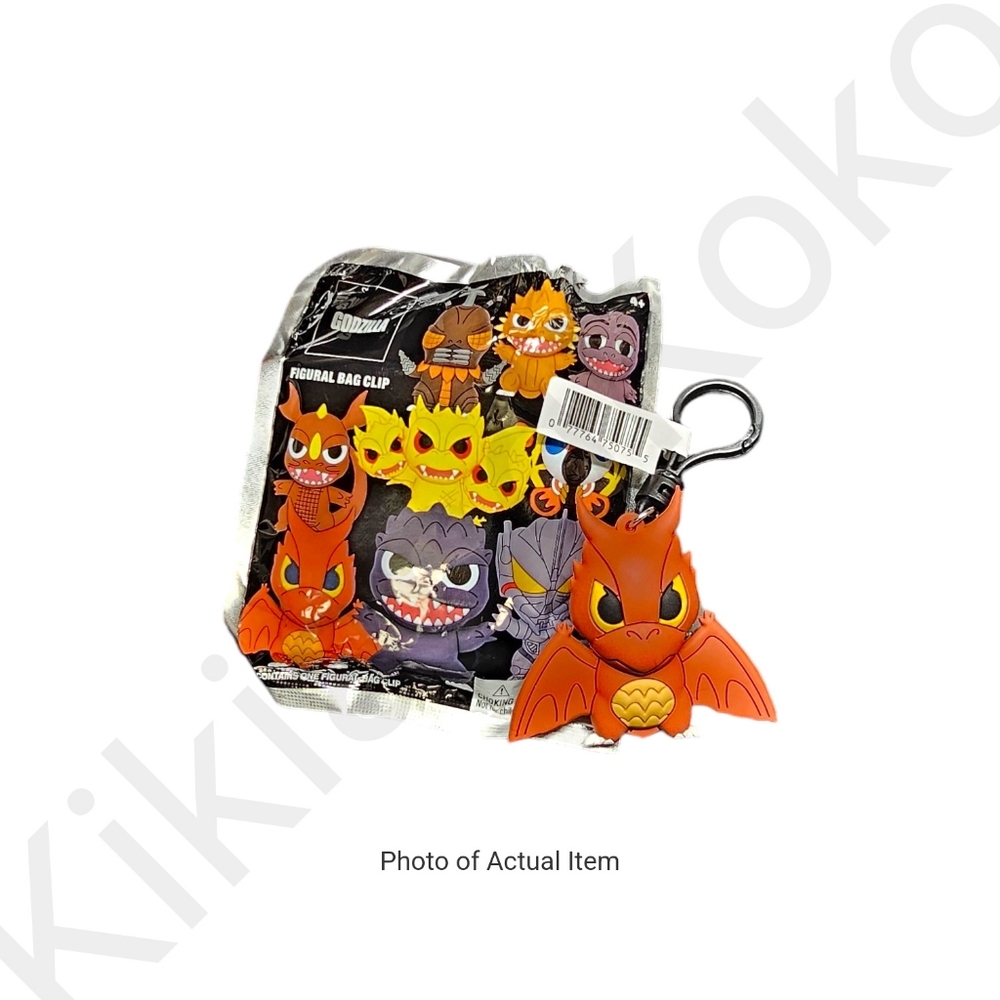 *LAST 1* NWT Godzilla Kaiju Mystery Bag Clip - Rodan